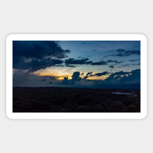 Dramatic Stormy Sunset Sticker